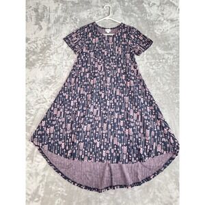 LuLaRoe XXS Arrow Print Short Sleeve Dress‎ Casual Comfortable Womens